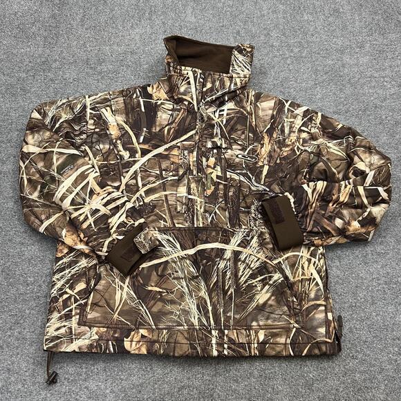 Drake Waterfowl Systems Jacket Mens Medium Camo Magnattach Hunting Pullover - Picture 1 of 10